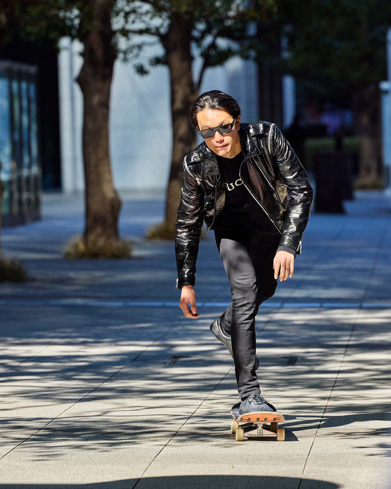 FILTER LEATHER METAL/BLACK MANA SASAKI（GRAVIS SKATEBOARDING）