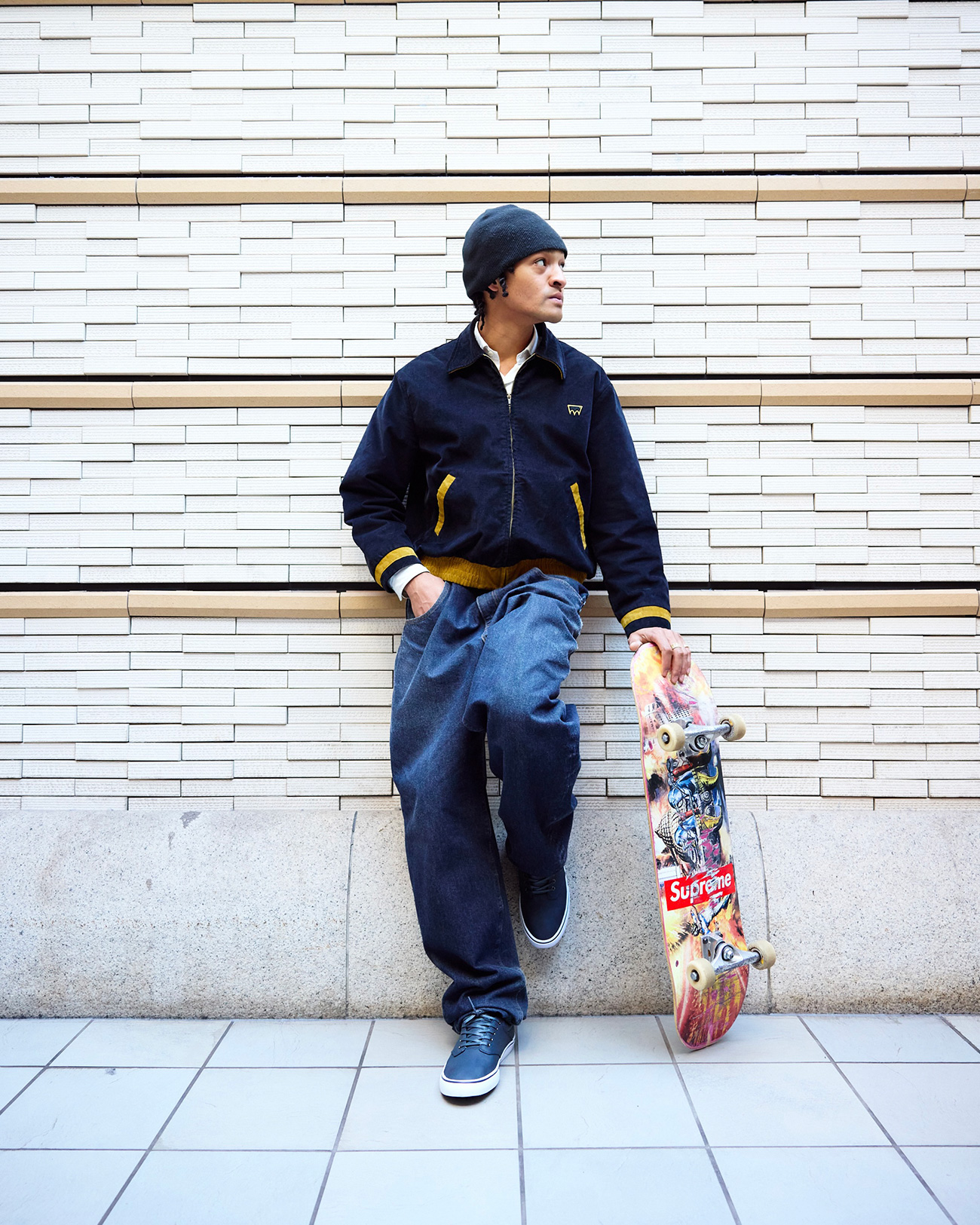 FILTER CVS WAX NAVY / WHITE JOSHUA（GRAVIS SKATEBOARDING）
