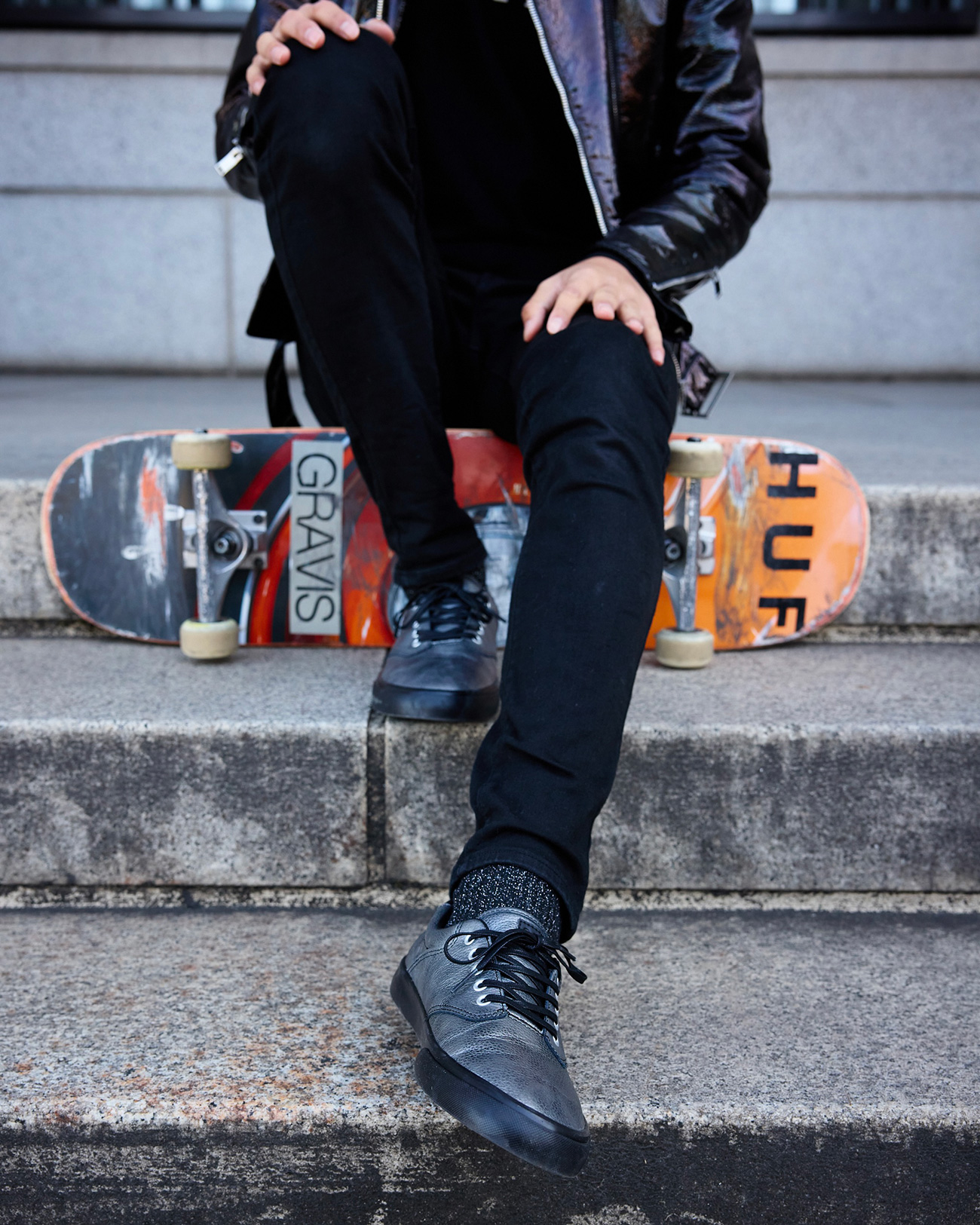 FILTER LEATHER METAL / BLACK MANA SASAKI（GRAVIS SKATEBOARDING）