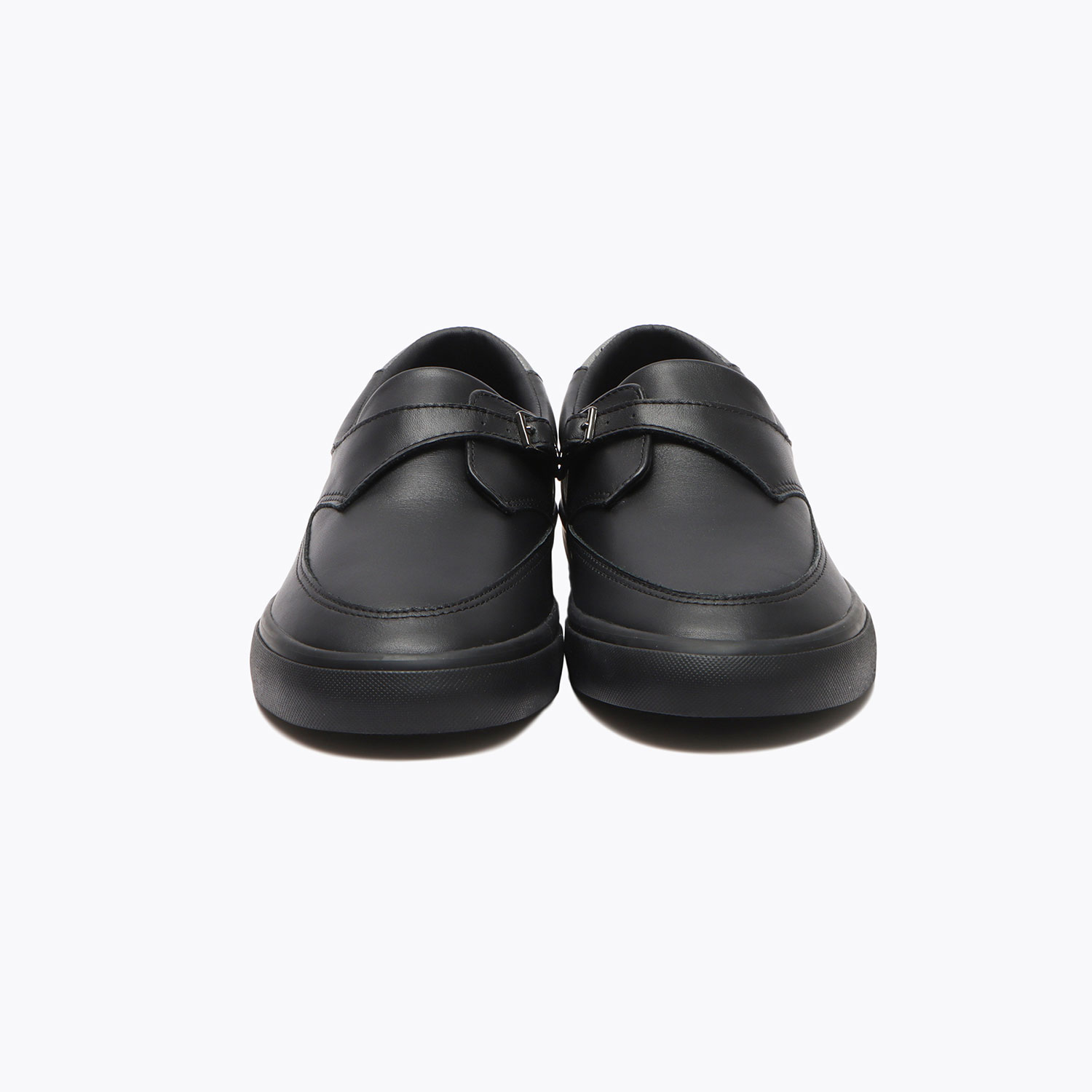 REVERSE MONK STRAP LEATHER BLACK / BLACK（GRAVIS SKATEBOARDING）